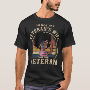 Camiseta Mujeres no soy la esposa del veterano soy la veter
