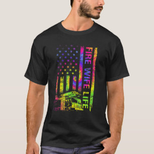 Camiseta Mujeres norteamericanas banderas de Estados Unidos