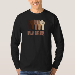 Camiseta Mujeres nos levantamos juntas y rompemos el sesgo 
