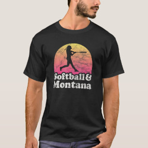 Camiseta Mujeres O Chicas De Softball Y Montana