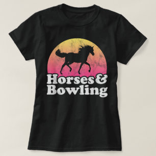 Camiseta Mujeres o niñas de caballos y bolos