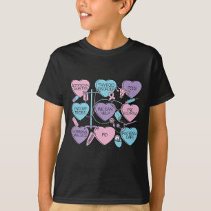 Camiseta Mujeres Obstetricia Día de San Valentín Enfermera 