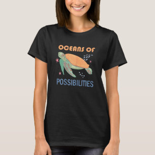 Camiseta Mujeres Océanos De Posibilidades Lectura De Verano