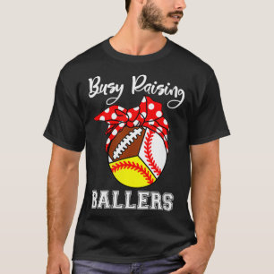 Camiseta Mujeres ocupadas criando balancines divertidas mam