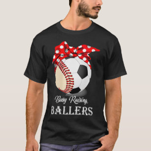 Camiseta Mujeres ocupadas elevando balancines de béisbol te