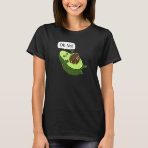 Camiseta Mujeres Oh No Aguacate Extranjero Embarazada Mama 