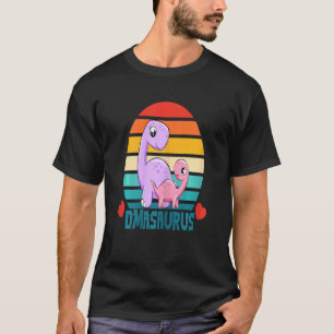 Camiseta Mujeres Oma Saurus Día de la Madre Cute Abuela Din