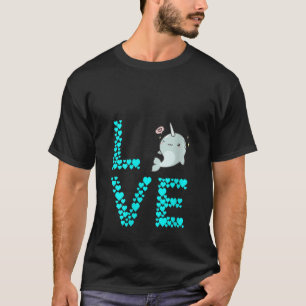 Camiseta Mujeres Orca Narwhal Ama Océano Pescado Mamífero B