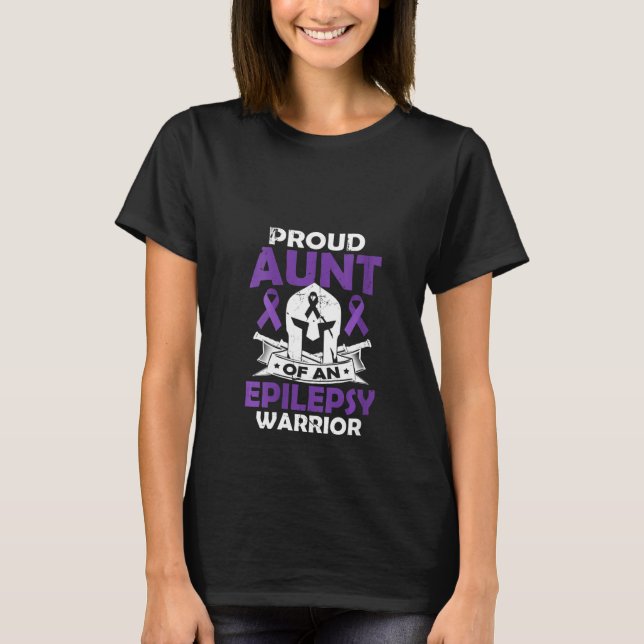 Camiseta Mujeres Orgullosas De La Epilepsia De La Incautaci (Anverso)