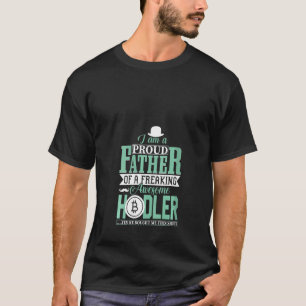 Camiseta Mujeres Orgullosas De Papá De Un Hodle De Crypto B