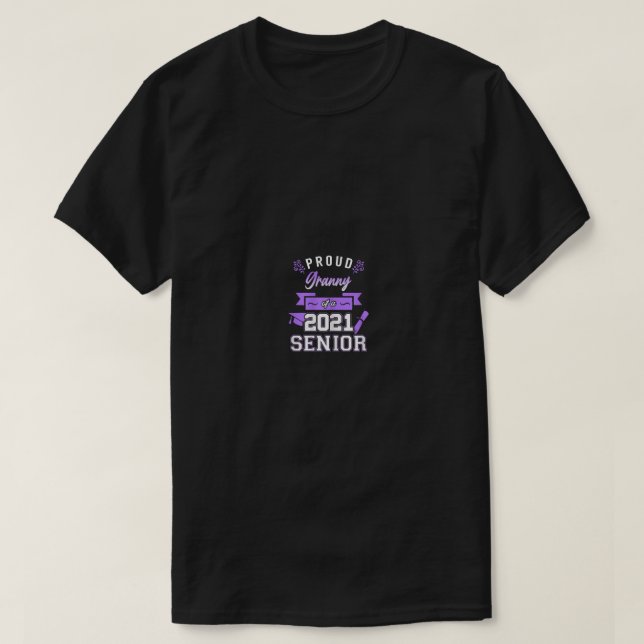 Camiseta Mujeres Orgullosas De Una Abuela Superior De Gradu (Diseño del anverso)