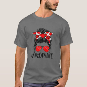 Camiseta Mujeres Orgullosas Mamá Bowling Sport Bandana Bowl