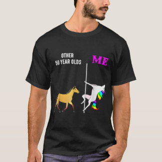 Camiseta Mujeres Otras Mujeres De 50 Años Y Yo Unicornio Ba