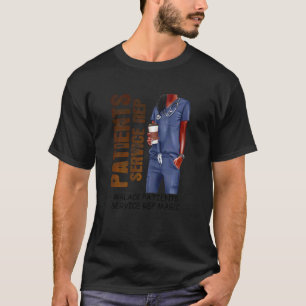 Camiseta Mujeres Pacientes de raza negra Servicio Rep Mujer