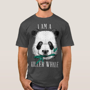 Camiseta Mujeres Panda Bear Orca Ballena - Parodia Asesina 