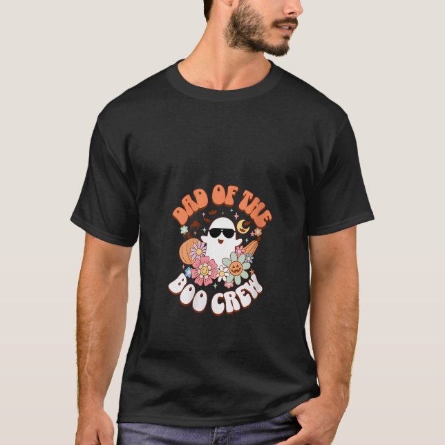 Camiseta Mujeres papá de la tripulación de boo murciélagos  (Anverso)