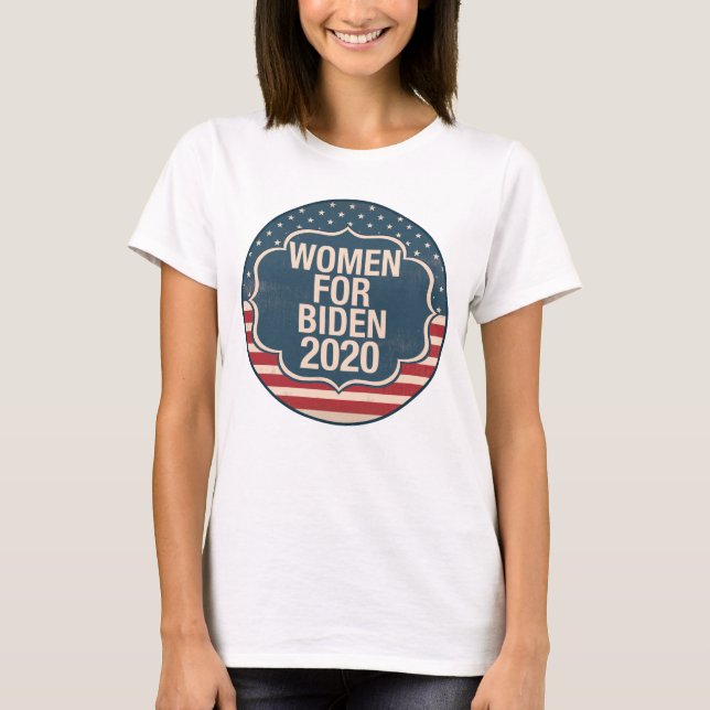 Camiseta Mujeres para Biden 2020 (Anverso)