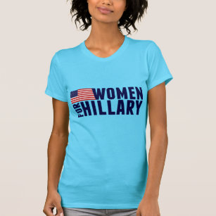 Camiseta Mujeres para el azul de Hillary