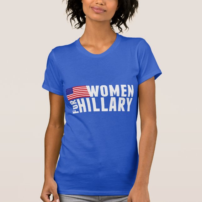Camiseta Mujeres para Hillary (Anverso)