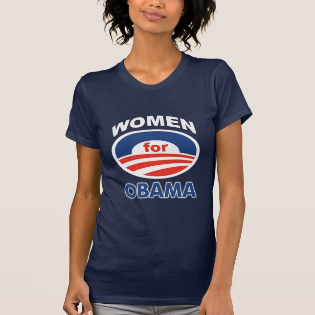 Camiseta Mujeres para Obama (Anverso)