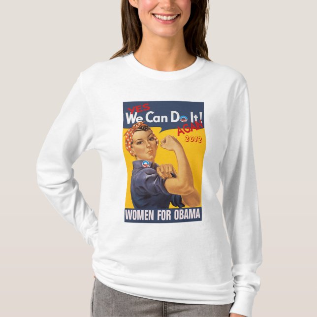 CAMISETA MUJERES PARA OBAMA (Anverso)