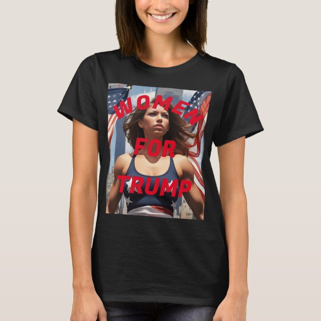 CAMISETA MUJERES PARA TRUMP (Anverso)