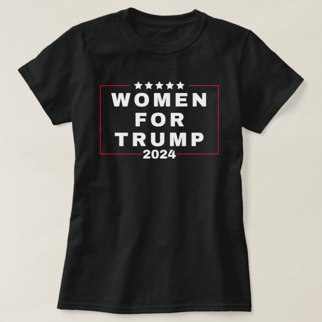 Camiseta Mujeres para Trump 2024 (Diseño del anverso)