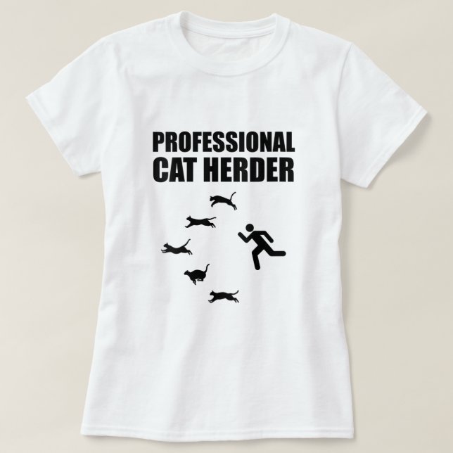 Camiseta Mujeres Pastoras Profesionales de Gatos Pastores G (Diseño del anverso)