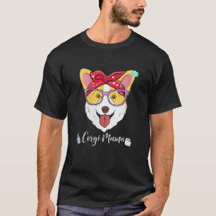 Camiseta Mujeres Perro Amante Mamá Más Tamaño Corgi Mama Te