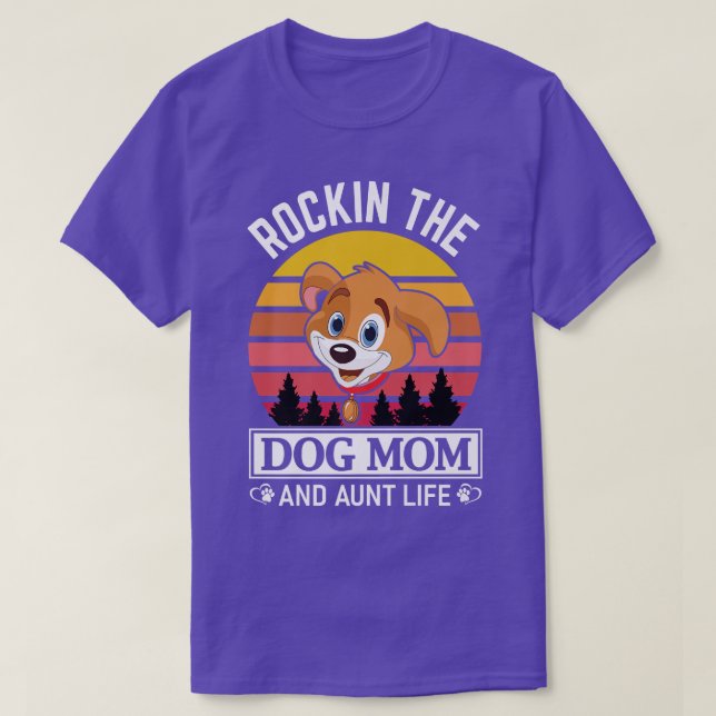 Camiseta Mujeres Perros encantadores rockear la vida de la  (Diseño del anverso)
