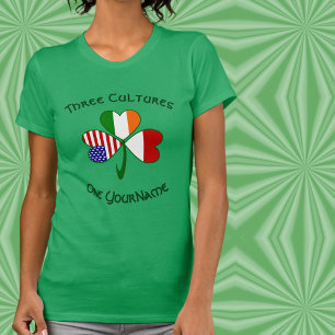 Camiseta Mujeres personalizadas de Indonesia Irlanda EE. UU