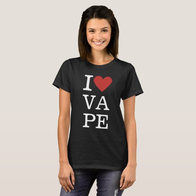 Camiseta ❤️ mujeres Personalizados del VAPE (Anverso completo)