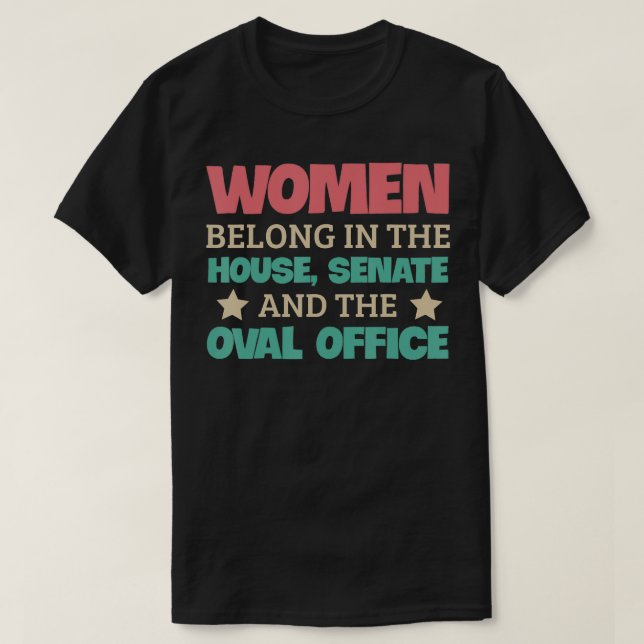 Camiseta Mujeres Pertenecen A La Cámara De Diputados De La  (Diseño del anverso)
