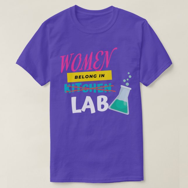 Camiseta Mujeres Pertenecen A Lab (Diseño del anverso)