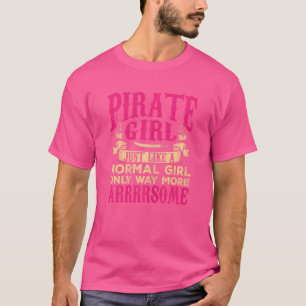 Camiseta Mujeres piratas Jolly Roger Chicas Freebooter 1