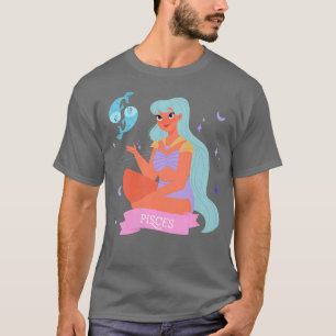 Camiseta Mujeres Piscillas Astrología Horóscopo Mujeres Ado