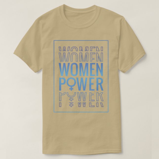 Camiseta Mujeres Poder Feminismo Sensibilización Retro Vint (Diseño del anverso)