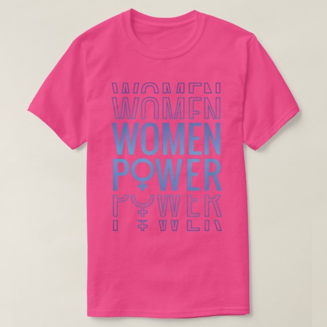 Camiseta Mujeres Poder Mujeres Empoderamiento Chicas Femini (Diseño del anverso)