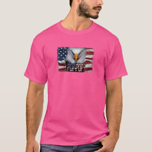Camiseta Mujeres Pop Eagle American Bald Eagle Eyes