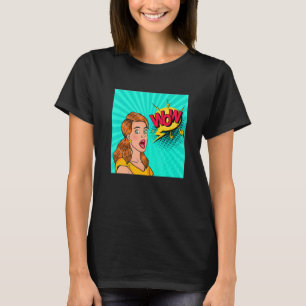Camiseta Mujeres Pop Wow Imagen Fría Outfit Pop Moderno 1
