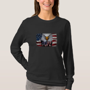 Camiseta Mujeres Popz Eagle American Bald Eagle Eyes