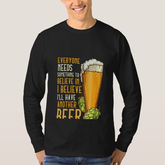 Camiseta Mujeres por bebedores de cerveza creo que lo tendr (Anverso)