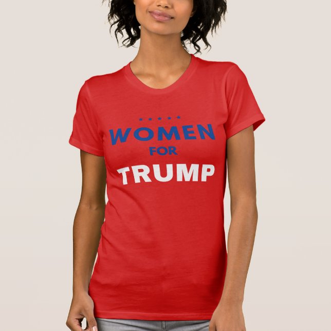 Camiseta Mujeres Por Trump (Anverso)
