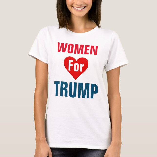 Camiseta Mujeres por Trump (Anverso)