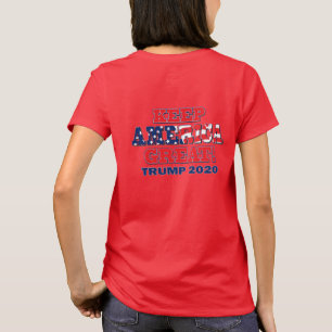 Camiseta Mujeres por Trump - Mantengan a Estados Unidos com