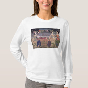 Camiseta Mujeres portuguesas que comen una comida, Goa