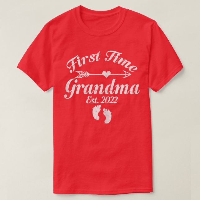 Camiseta Mujeres Primera abuela est (Diseño del anverso)
