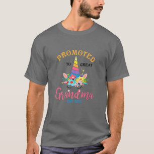 Camiseta Mujeres Promocionadas A La Abuela 2020 Costume Uni