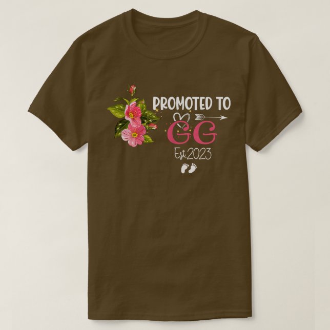 Camiseta Mujeres promovidas a las mujeres florales del G Es (Diseño del anverso)