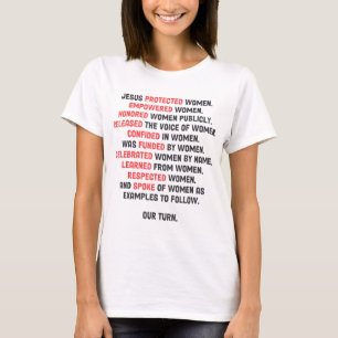 Camiseta Mujeres protegidas de Jesús empoderadas por Jesús